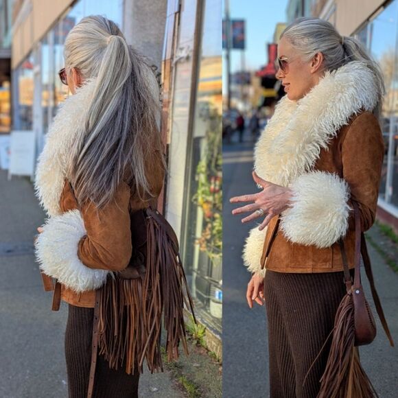 New Zealand Shearling Penny Lane Jacket - Picture 4 of 12